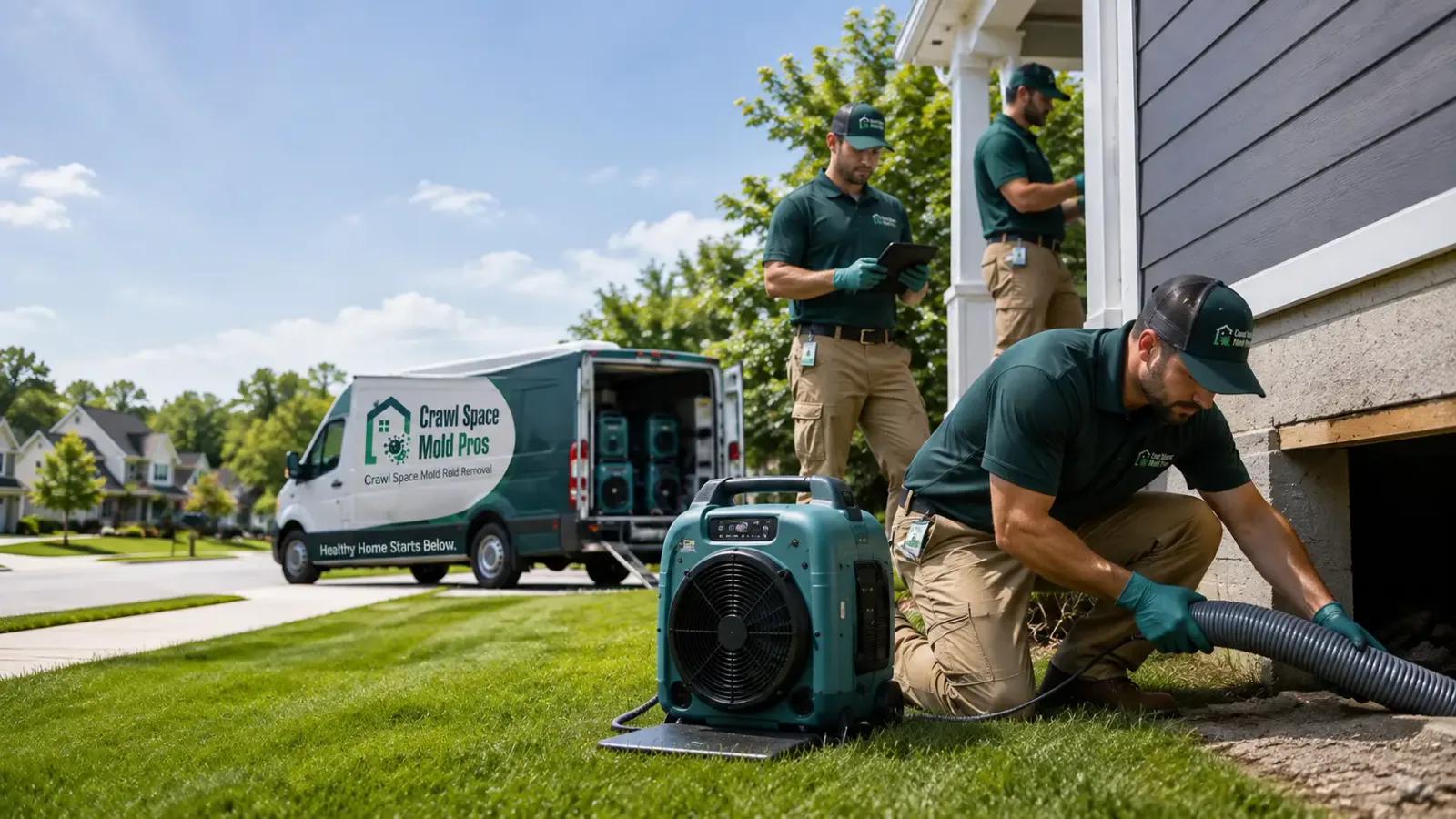 Crawl Space Mold Removal in Clifford, MI